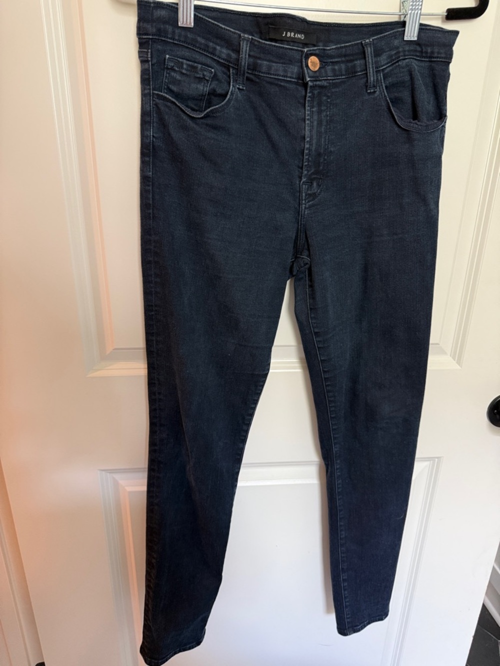 J Brand Dark Indigo Slim Skinny Jeans